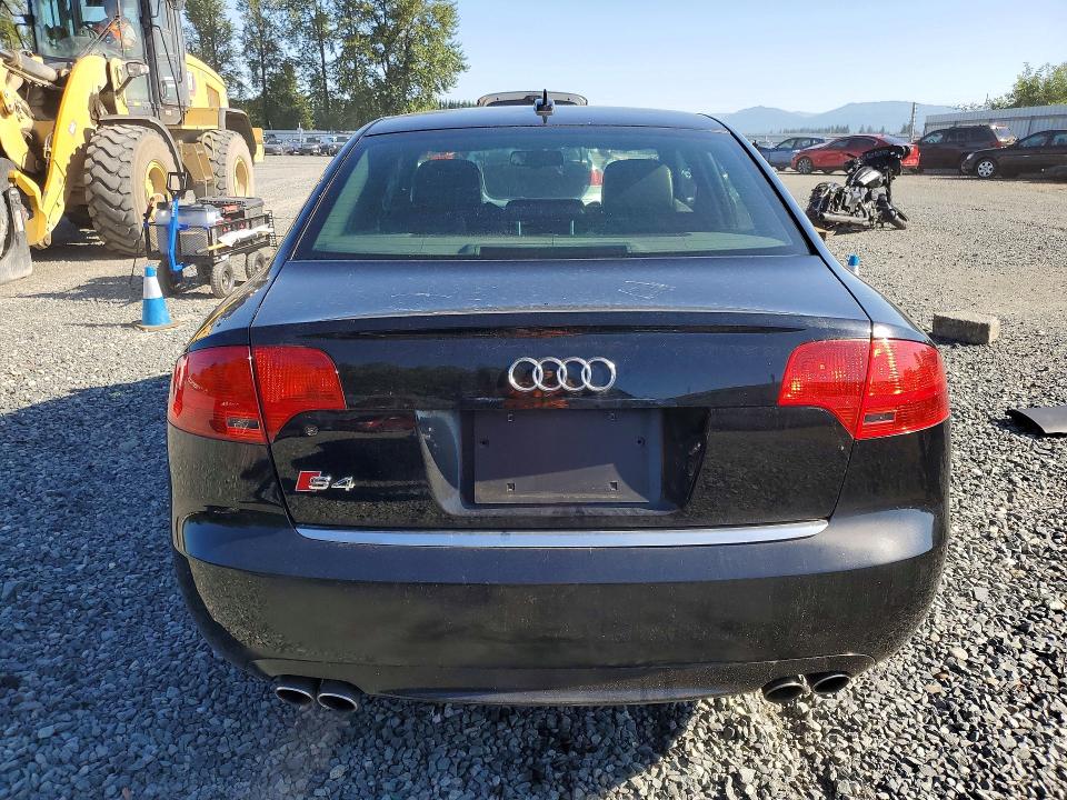 2006 Audi S4 VIN WAUGL78E86A285173 COPART salvage auction — NORMAL WEAR, WA - VEHICLE CERT OF OWNERSHIP-TITL, sold $725 on 2026-07-27 (photo 6)