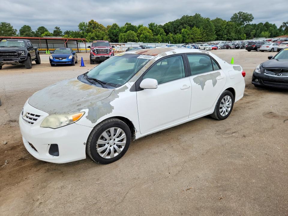 2013 Toyota Corolla VIN 5YFBU4EE9DP162553 COPART salvage auction — NORMAL WEAR, MS - CERTIFICATE OF TITLE, sold $3,450 on 2026-07-17 (photo 1)