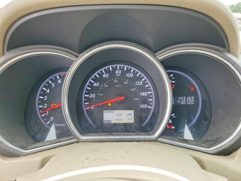 2011 Nissan Murano VIN JN8AZ1MW5BW187240 COPART salvage auction — FRONT END, Pa - Certificate Of Salvage, sold $425 on 2026-07-10 (photo 9)