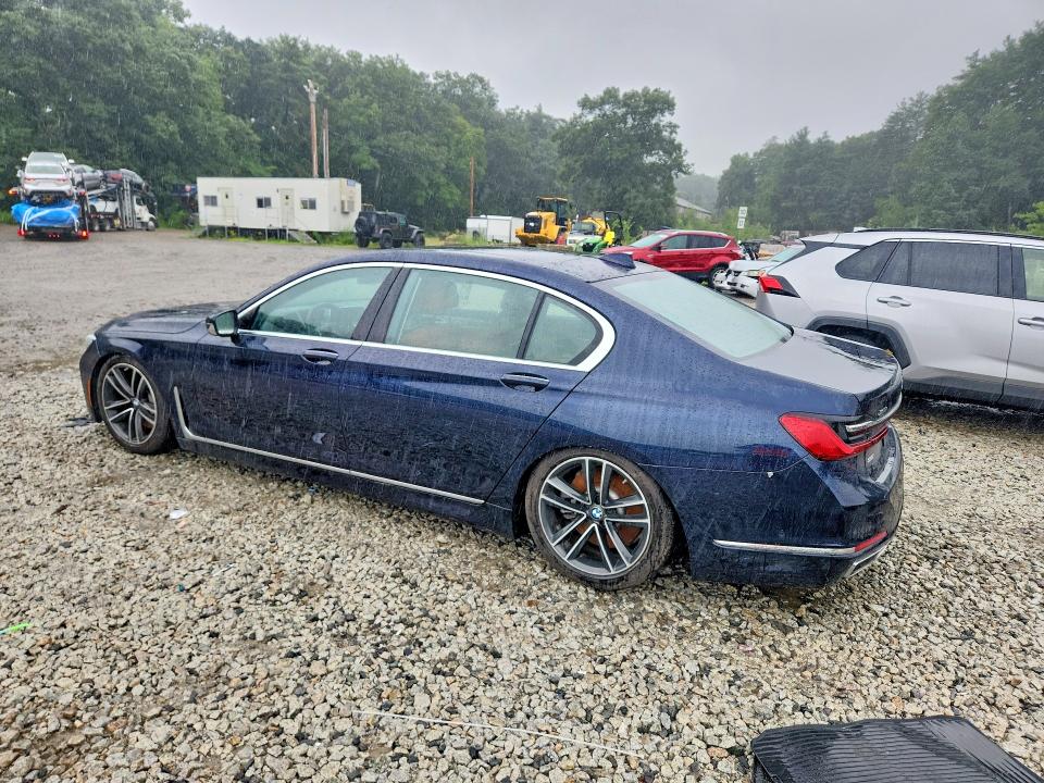 2020 BMW 7er VIN WBA7U2C09LBM62153 COPART salvage auction — MINOR DENT/SCRATCHES, Wv - Certificate Of Title (P), sold $15,700 on 2026-08-18 (photo 2)