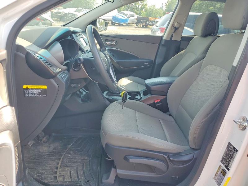 2018 Hyundai Santa fe VIN 5XYZTDLB9JG560596 COPART salvage auction — FRONT END, Or - Salvage Title Certificate, sold $2,450 on 2026-09-02 (photo 7)
