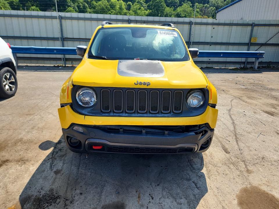 2017 Jeep Renegade VIN ZACCJBCB9HPE54546 COPART salvage auction — FRONT END, PA - CERTIFICATE OF SALVAGE, sold $100 on 2026-07-30 (photo 5)