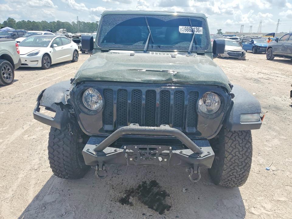 2020 Jeep Wrangler / VIN 1C4HJXDG2LW290744 COPART salvage auction — FRONT END, TX - SALVAGE VEHICLE TITLE, sold $7,500 on 2026-07-28 (photo 5)