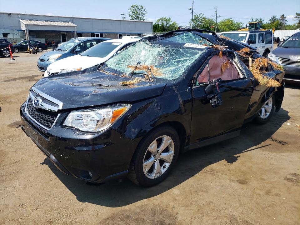 2015 Subaru Forester VIN JF2SJAKC8FH598496 COPART salvage auction — ROOF, Ct - Cert Of Title-Salvage, sold $1,000 on 2026-07-31 (photo 1)