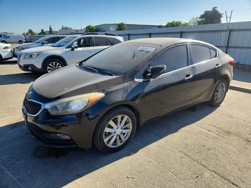 2014 Kia Forte VIN KNAFX4A88E5049102 COPART salvage auction — MECHANICAL, Ca - Dis/Dlr/Exp Only Clean Title, sold $800 on 2026-07-17 (photo 1)