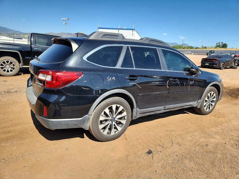 2016 Subaru Outback VIN 4S4BSENC0G3247736 COPART salvage auction — REAR END, Salvage Title, sold $3,650 on 2026-08-03 (photo 3)