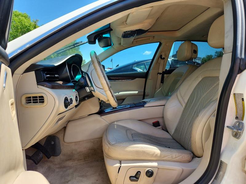 2014 Maserati Quattroporte VIN ZAM56RRA8E1076454 COPART salvage auction — FRONT END, Ma - Cert Of Title-Reconstrctd Coll, sold $475 on 2026-07-30 (photo 7)