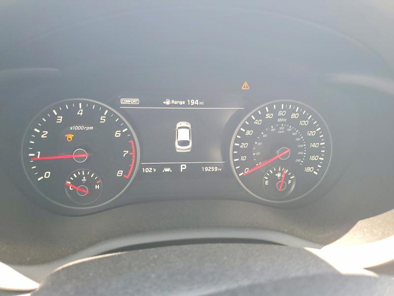 2018 Kia Stinger VIN KNAE55LC2J6035113 COPART salvage auction — FRONT END, Az - Cert Of Title - Salvage, sold $10,600 on 2026-08-07 (photo 9)
