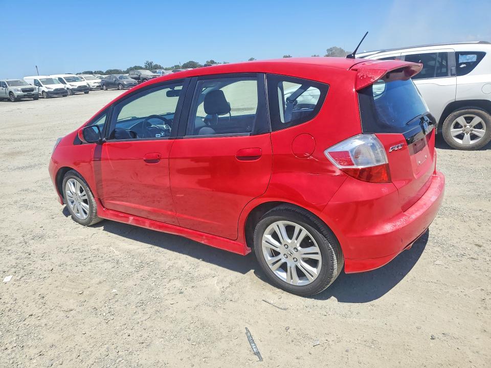 2011 Honda Fit VIN JHMGE8H58BC011827 COPART salvage auction — MINOR DENT/SCRATCHES, CA - SALVAGE CERTIFICATE, sold $2,300 on 2026-07-09 (photo 2)