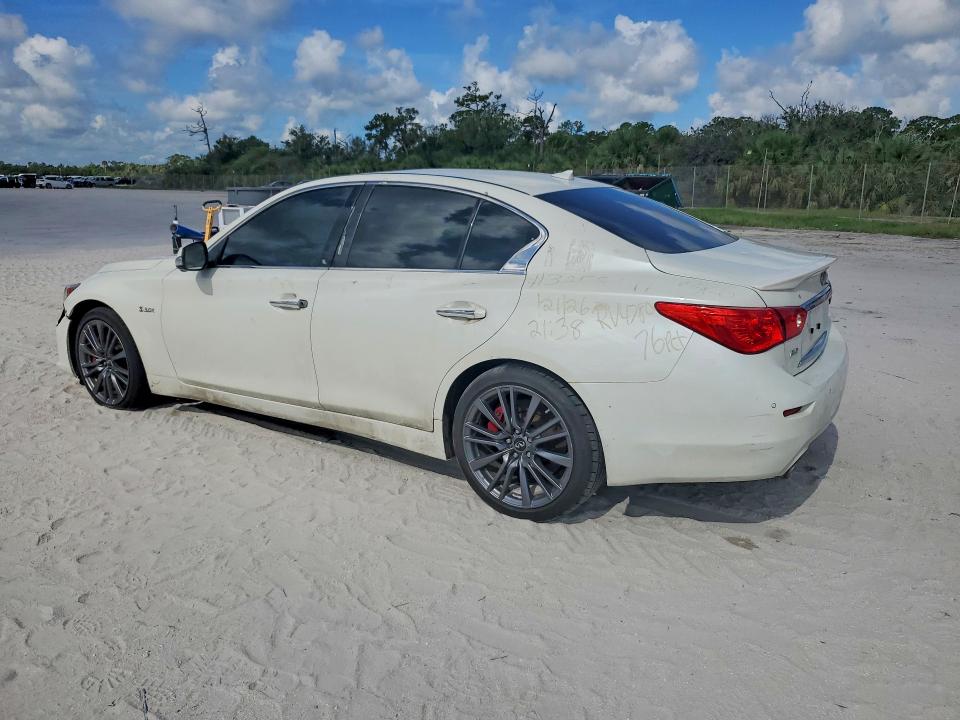 2017 Infiniti Q50 VIN JN1FV7AR7HM870756 COPART salvage auction — FRONT END, Va - Certificate Of Title, sold $4,000 on 2026-07-08 (photo 2)