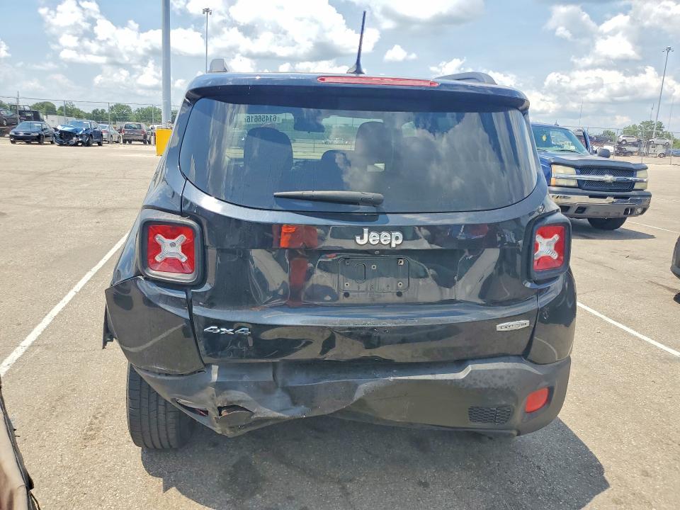 2017 Jeep Renegade VIN ZACCJBBB9HPF25410 COPART salvage auction — REAR END, Oh - Cert Of Title-Salvage, sold $925 on 2026-08-12 (photo 6)