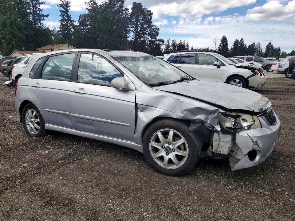 2005 Kia Spectra VIN KNAFE161755113808 COPART salvage auction — FRONT END, WA - BILL OF SALE, sold $250 on 2026-07-31 (photo 4)