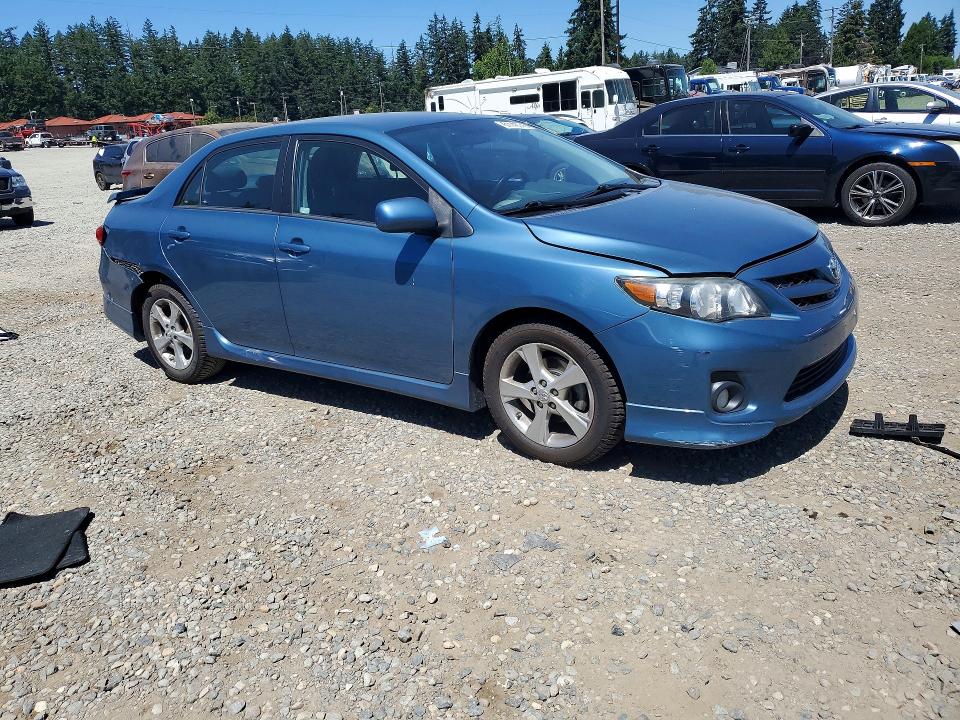 2013 Toyota Corolla VIN 5YFBU4EE3DP140676 COPART salvage auction — REAR END, Wa - Bill Of Sale, sold $250 on 2026-07-24 (photo 4)