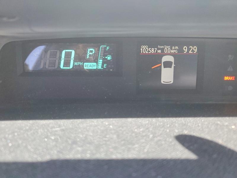 2013 Toyota Prius VIN JTDKDTB38D1052160 COPART salvage auction — FRONT END, Ca - Salvage Certificate, sold $15 on 2026-07-27 (photo 9)