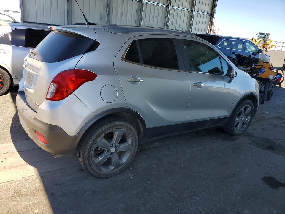 2014 Buick Encore VIN KL4CJASB0EB592584 COPART salvage auction — FRONT END, Ca - Salvage Certificate, sold $1,500 on 2026-07-27 (photo 3)
