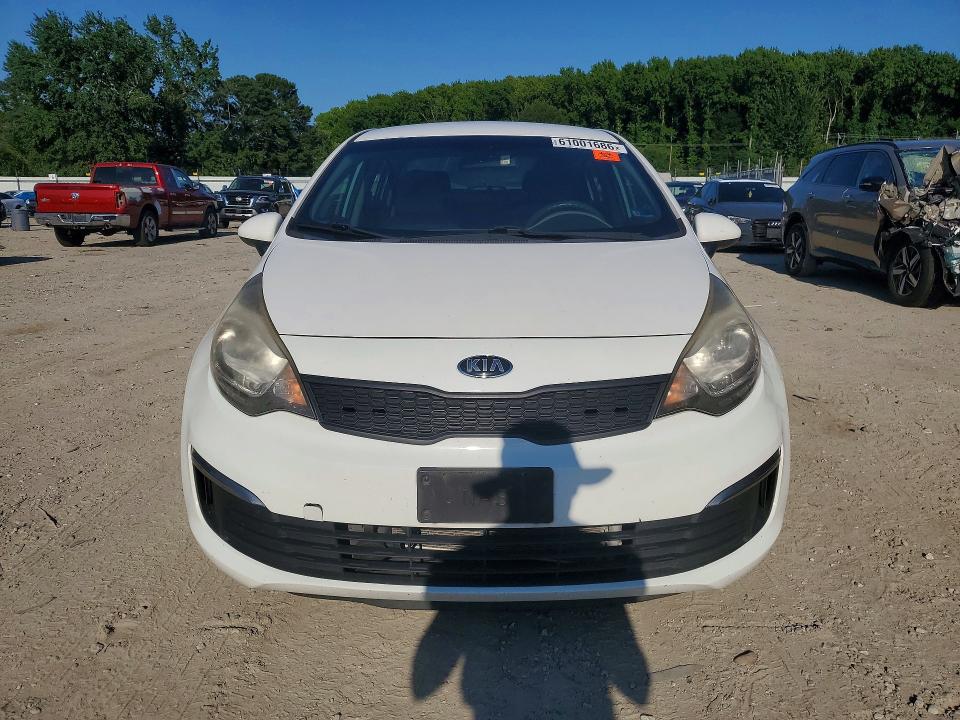 2016 Kia Rio VIN KNADM4A34G6688112 COPART salvage auction — MECHANICAL, VA - CERTIFICATE OF TITLE, sold $275 on 2026-07-28 (photo 5)