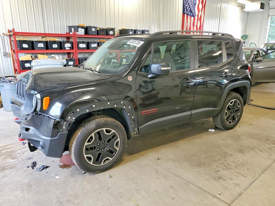 2016 Jeep Renegade VIN ZACCJBCT0GPD32892 COPART salvage auction — FRONT END, Mn - Cert Of Title-Salvage, sold $525 on 2026-08-04 (photo 1)
