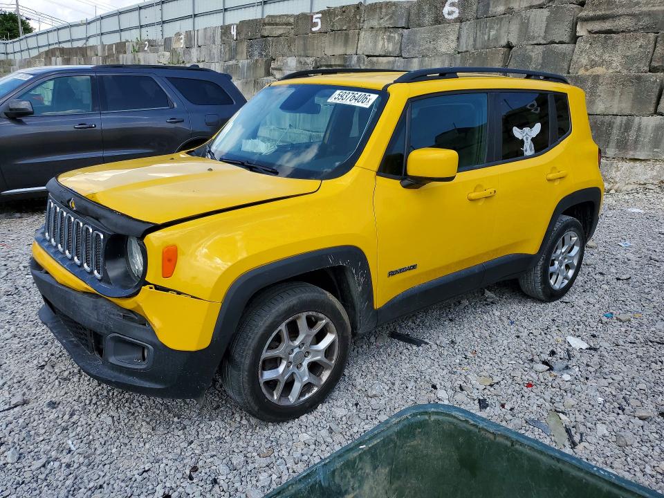 2017 Jeep VIN ZACCJBBB0HPF30012 COPART salvage auction — FRONT END, Oh - Cert Of Title-Salvage, sold $575 on 2026-07-31 (photo 1)
