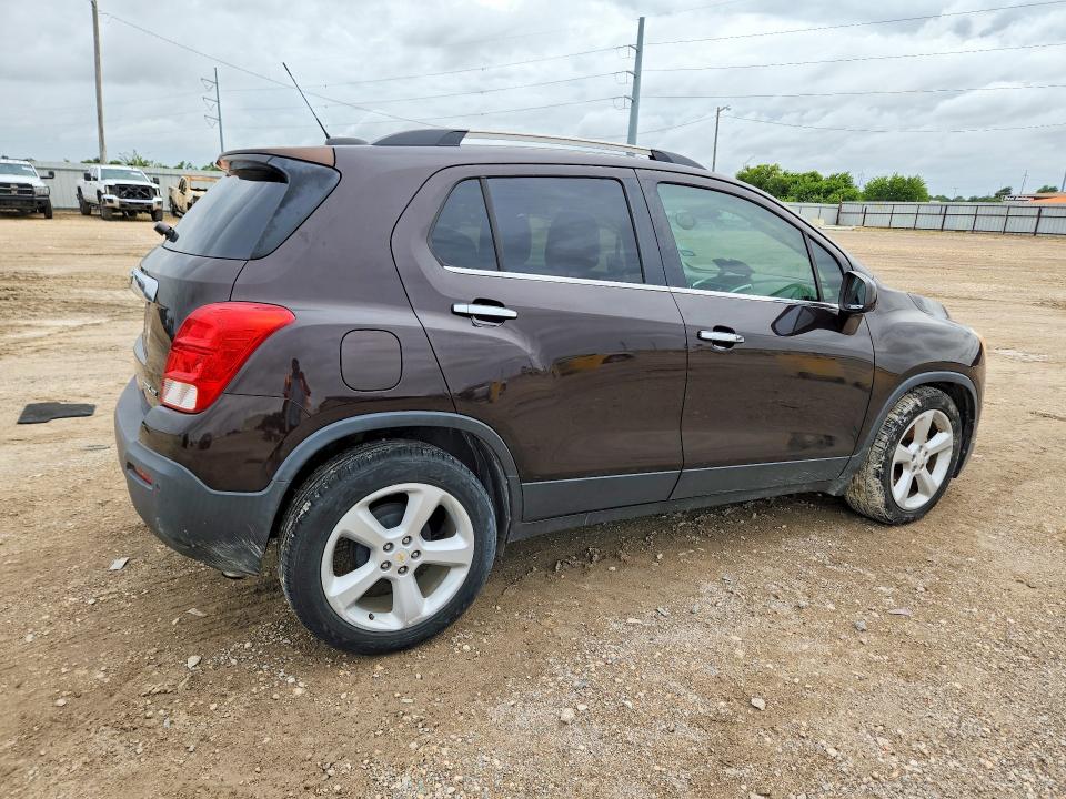 2015 Chevrolet Trax VIN KL7CJNSB5FB217687 COPART salvage auction — FRONT END, Tx - Salvage Vehicle Title, sold $925 on 2026-07-22 (photo 3)
