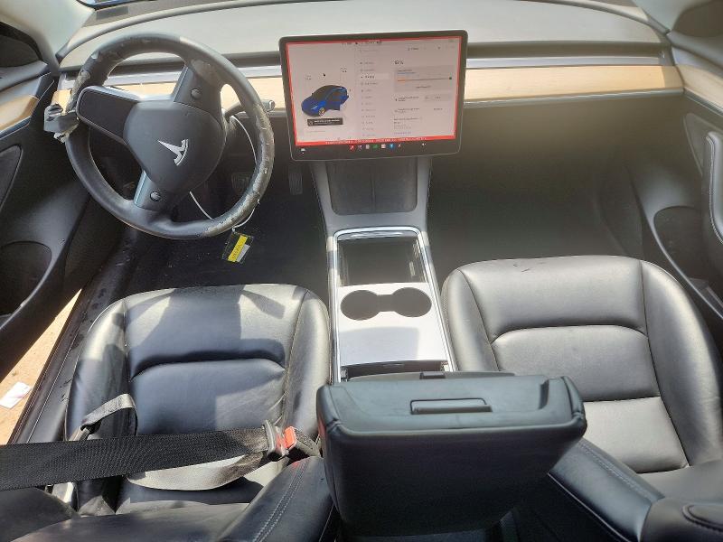 2022 Tesla Model 3 VIN 5YJ3E1EA9NF287417 COPART salvage auction — SIDE, NJ - CERTIFICATE OF TITLE, sold $5,200 on 2026-07-22 (photo 8)