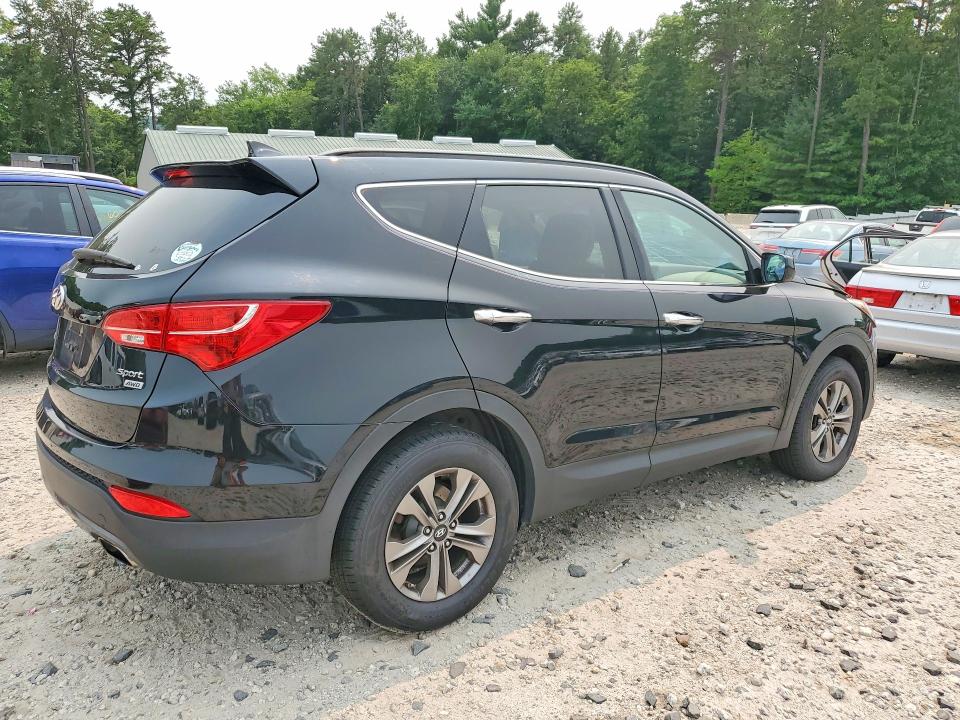2016 Hyundai Santa fe VIN 5XYZUDLBXGG380050 COPART salvage auction — ROOF, MA - CERT OF TITLE-RECONSTRCTD COLL, sold $1,100 on 2026-07-22 (photo 3)