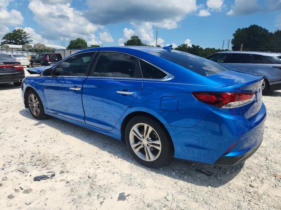 2018 Hyundai Sonata VIN 5NPE34AF8JH604035 COPART salvage auction — FRONT END, Ga - Certificate Of Title, sold $975 on 2026-08-03 (photo 2)