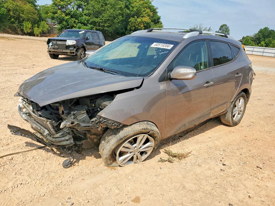 2012 Hyundai Tucson VIN KM8JU3AC8CU504050 COPART salvage auction — FRONT END, Nc - Dlr Only-Clean/Over 25% Damage, sold $575 on 2026-07-20 (photo 1)