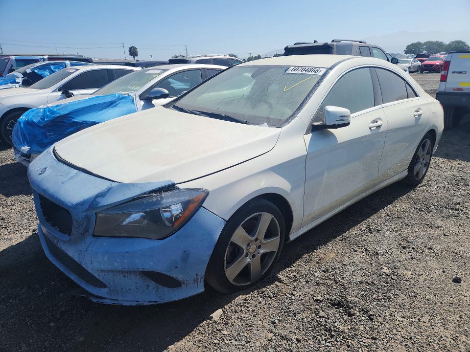 2017 Mercedes-benz Cla-class VIN WDDSJ4EB8HN402831 COPART salvage auction — FRONT END, Ca - Dis/Dlr/Exp Only Clean Title, sold $1,000 on 2026-07-31 (photo 1)