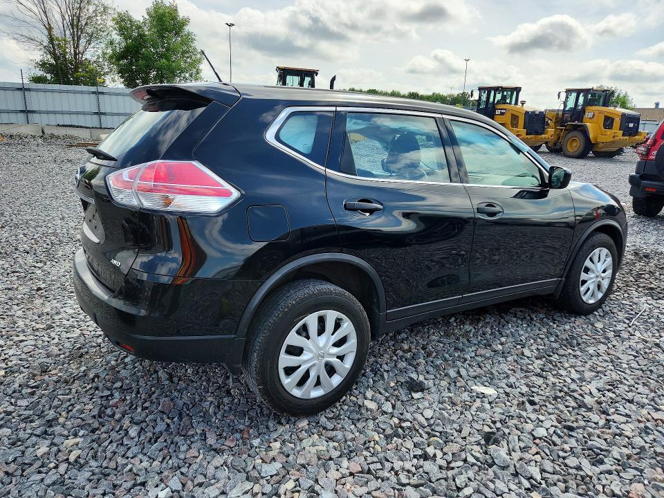 2016 Nissan Rogue VIN JN8AT2MV5GW145446 COPART salvage auction — FRONT END, Wi - Junked Vehicle Bill Of Sale, sold $350 on 2026-07-27 (photo 3)