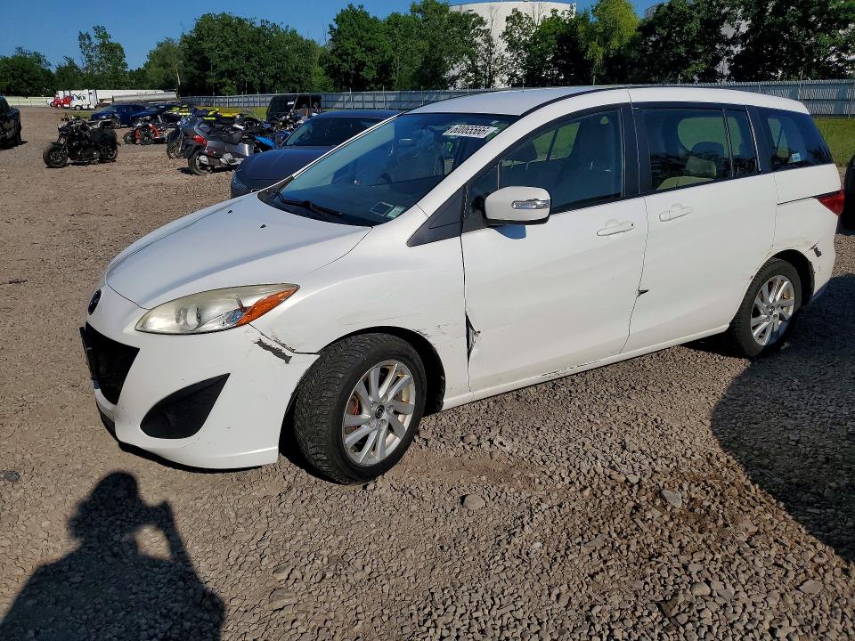 2015 Mazda 5 VIN JM1CW2BL3F0190609 COPART salvage auction — FRONT END, Ny - Mv-907A Salvage Certificate, sold $1,550 on 2026-07-13 (photo 1)