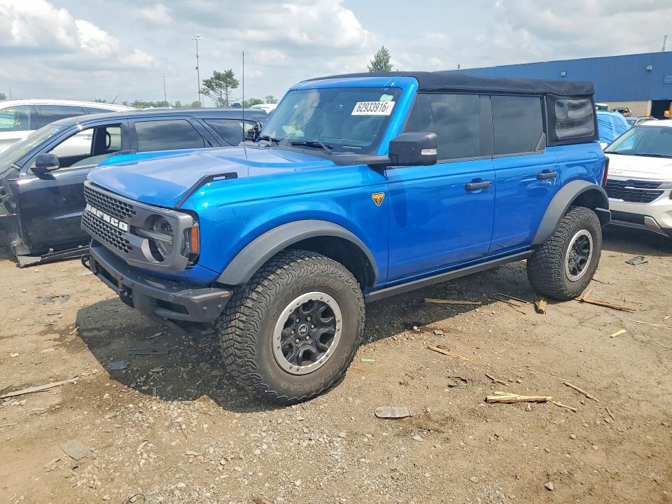 2021 Ford Bronco VIN 1FMEE5DP0MLB09117 COPART salvage auction — FRONT END, Oh - Cert Of Title-Salvage, sold $13,600 on 2026-09-18 (photo 1)