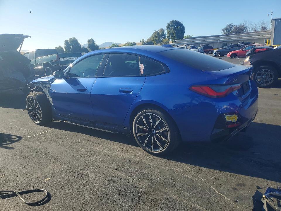 2023 BMW I4 VIN WBY33AW06PFN54795 COPART salvage auction — FRONT END, CA - SALVAGE CERTIFICATE, sold $11,800 on 2026-07-27 (photo 2)