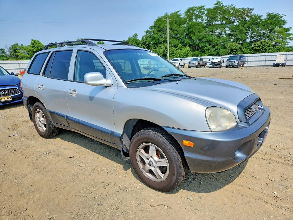 2001 Hyundai Santa fe VIN KM8SC83D81U110247 COPART salvage auction — MINOR DENT/SCRATCHES, NJ - CERTIFICATE OF TITLE, sold $550 on 2026-07-20 (photo 4)