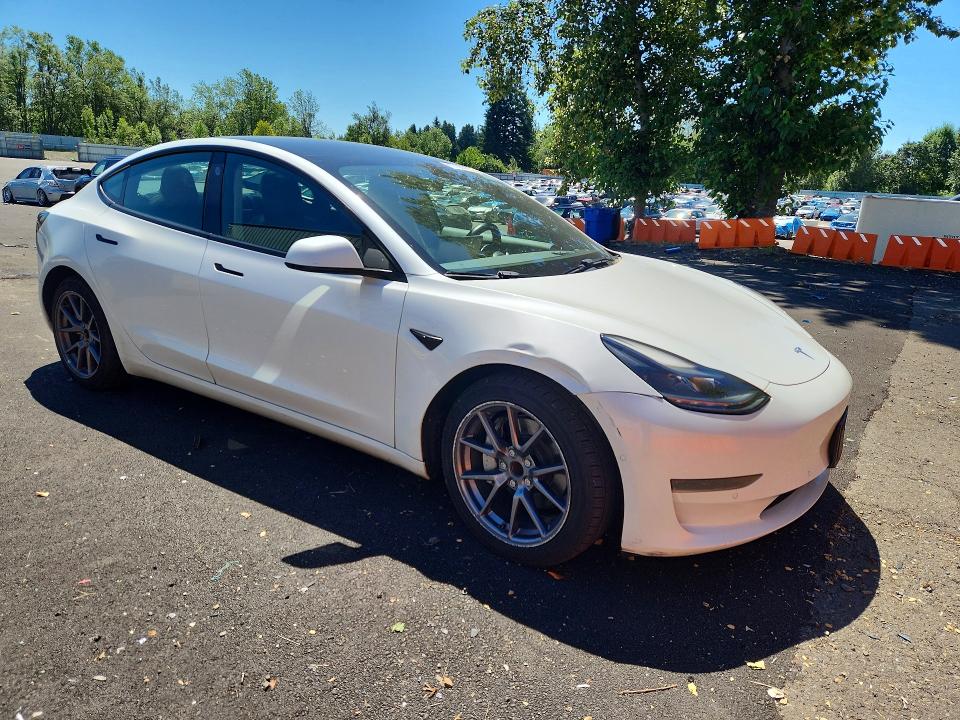 2022 Tesla Model 3 VIN 5YJ3E1EA5NF285731 COPART salvage auction — FRONT END, CA - CERTIFICATE OF TITLE, sold $250 on 2026-07-22 (photo 4)
