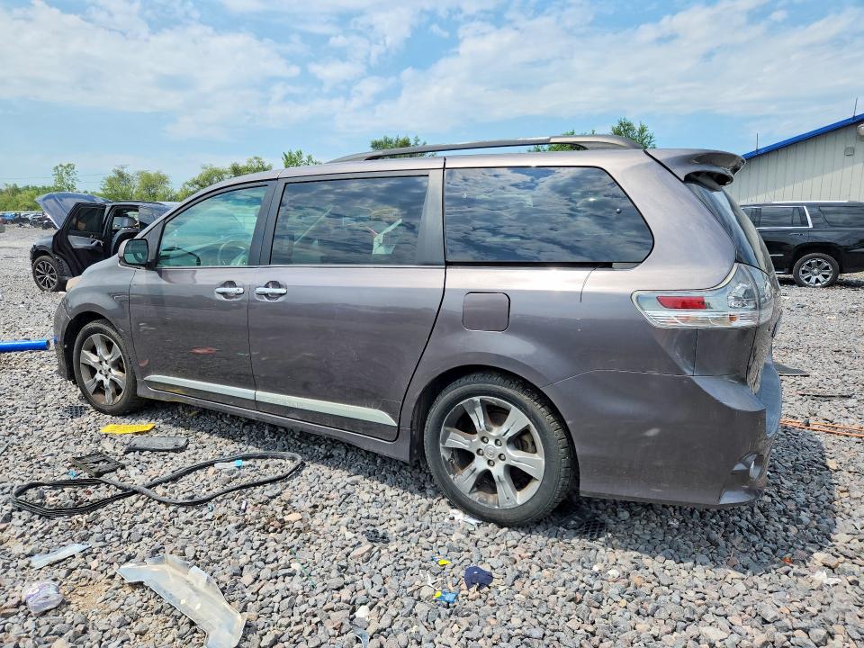 2013 Toyota Sienna VIN 5TDXK3DC3DS360963 COPART salvage auction — MINOR DENT/SCRATCHES, Il - Certificate Of Title, sold $1,550 on 2026-07-20 (photo 2)