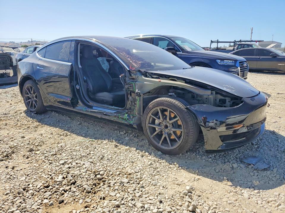 2018 Tesla Model 3 VIN 5YJ3E1EAXJF171802 COPART salvage auction — FRONT END, Ca - Salvage Certificate, sold $3,800 on 2026-07-16 (photo 4)