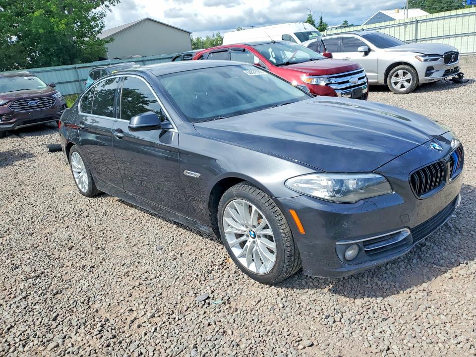 2014 BMW 5er VIN WBA5A7C5XED219435 COPART salvage auction — SIDE, Oh - Certificate Of Title, sold $2,000 on 2026-07-29 (photo 4)