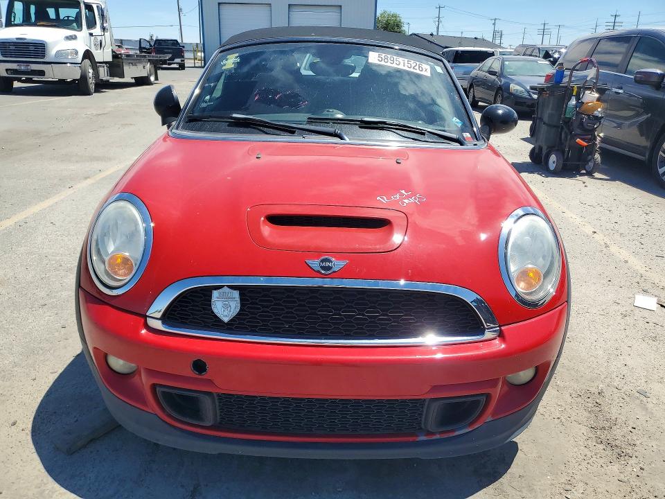 2012 Mini VIN WMWSY3C59CT144253 COPART salvage auction — REAR END, ID - SALVAGE CERTIFICATE OF TITLE, sold $1,550 on 2026-08-13 (photo 5)