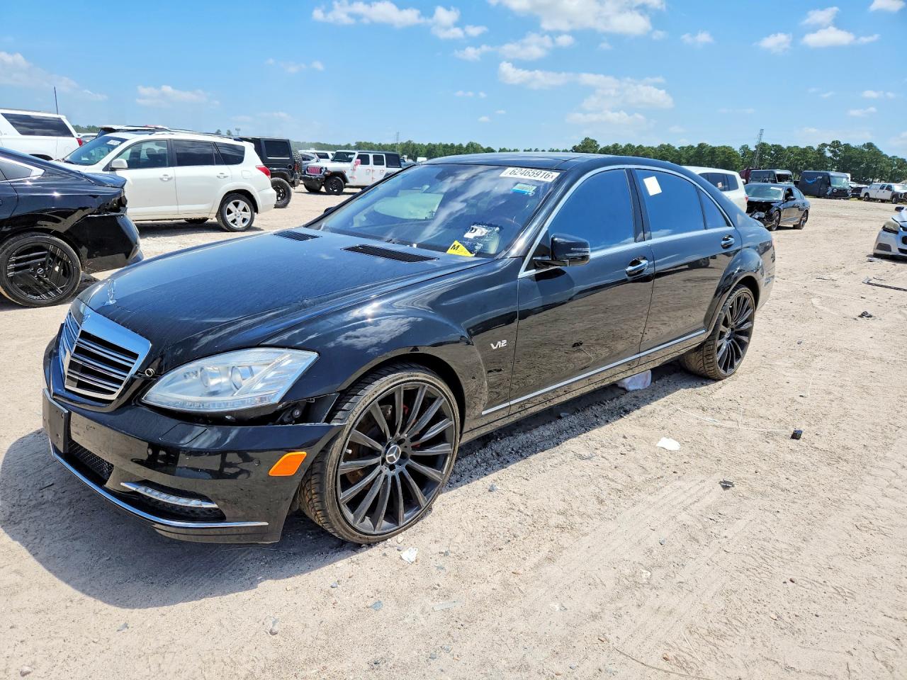 2012 Mercedes-Benz S-Class VIN WDDNG7GB3CA434760 — COPART salvage auction photo