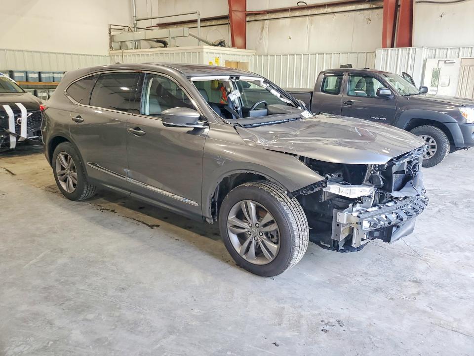2023 Acura Mdx VIN 5J8YE1H36PL036746 COPART salvage auction — FRONT END, Ny - Mv-907A Salvage Certificate, sold $2,200 on 2026-07-20 (photo 4)