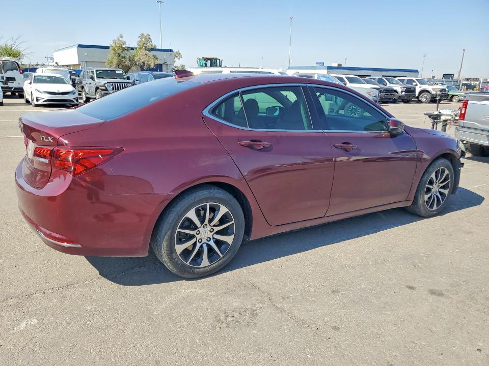 2016 Acura Tlx VIN 19UUB1F30GA007846 COPART salvage auction — FRONT END, Tx - Salvage Vehicle Title, sold $2,350 on 2026-07-31 (photo 3)