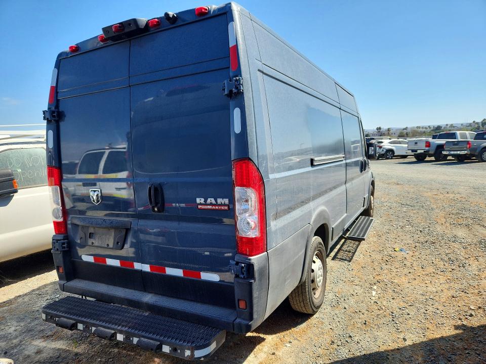 2021 Ram Promaster 3500 VIN 3C6MRVJGXME535891 COPART salvage auction — SIDE, CA - DIS/DLR/EXP ONLY CLEAN TITLE, sold $125 on 2026-07-28 (photo 3)