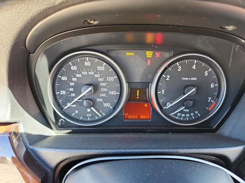 2010 BMW 3 series VIN WBAPH5G52ANM70912 COPART salvage auction — FRONT END, CA - SALVAGE CERTIFICATE, sold $525 on 2026-08-04 (photo 9)