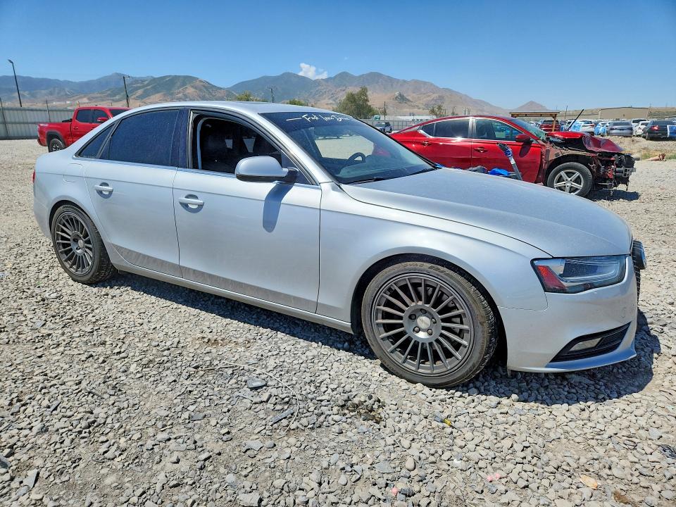 2013 Audi A4 VIN WAUBFAFL6DN048736 COPART salvage auction — FRONT END, Ut - Salvage Certificate, sold $1,500 on 2026-08-21 (photo 4)
