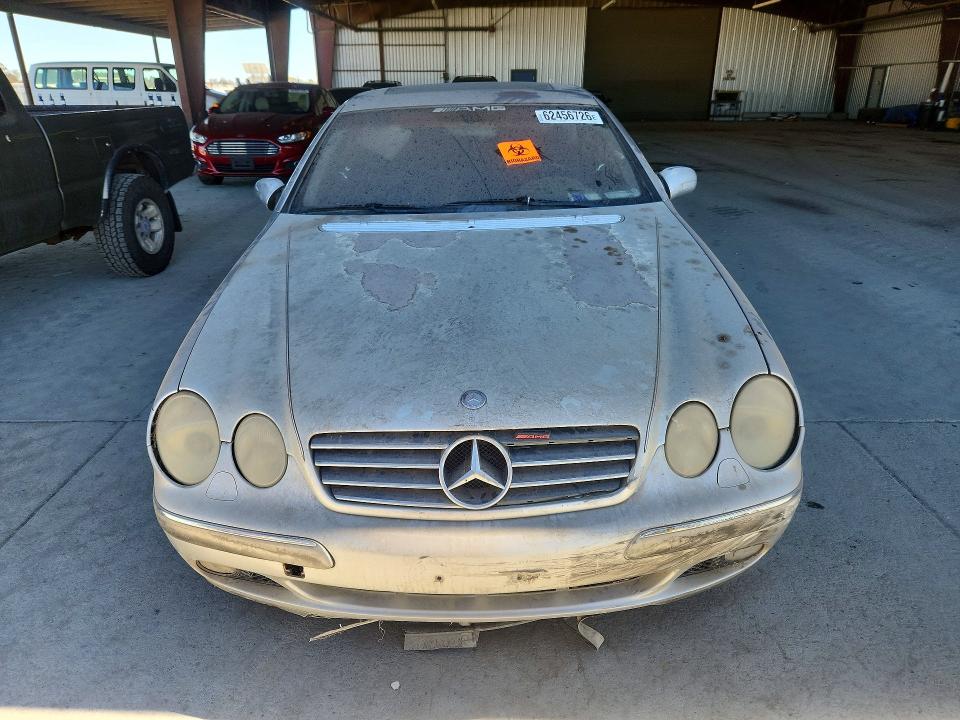 2000 Mercedes-benz Cl-class VIN WDBPJ75J7YA002337 COPART salvage auction — FRONT END, Ca - Dis/Dlr/Exp Only Clean Title, sold $150 on 2026-07-30 (photo 5)