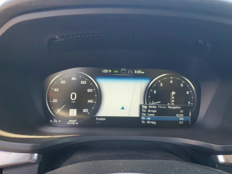 2020 Volvo V60 cross country VIN YV4102WK4L1043972 COPART salvage auction — REAR END, Ca - Salvage Certificate, sold $7,200 on 2026-08-18 (photo 9)