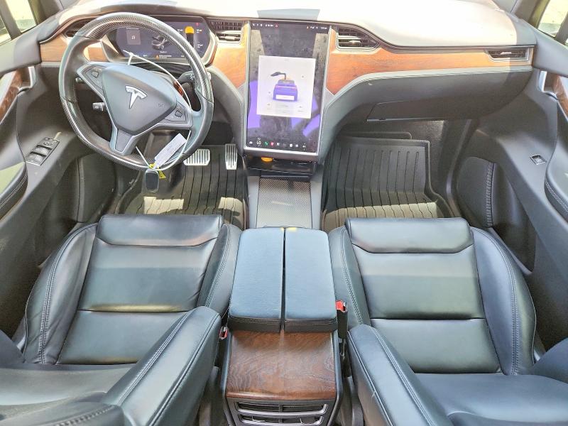 2020 Tesla Model x VIN 5YJXCBE29LF306020 COPART salvage auction — REAR END, Ca - Salvage Certificate, sold $12,600 on 2026-08-20 (photo 8)