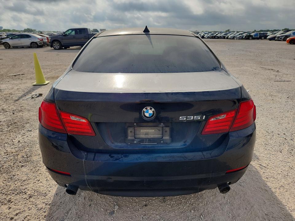 2011 BMW 5 series VIN WBAFR7C56BC802101 COPART salvage auction — FRONT END, TX - SALVAGE VEHICLE TITLE (P), sold $10 on 2026-07-16 (photo 6)
