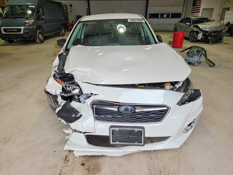 2019 Subaru Impreza VIN 4S3GTAA63K3755014 COPART salvage auction — FRONT END, PA - CERTIFICATE OF SALVAGE, sold $425 on 2026-07-31 (photo 5)