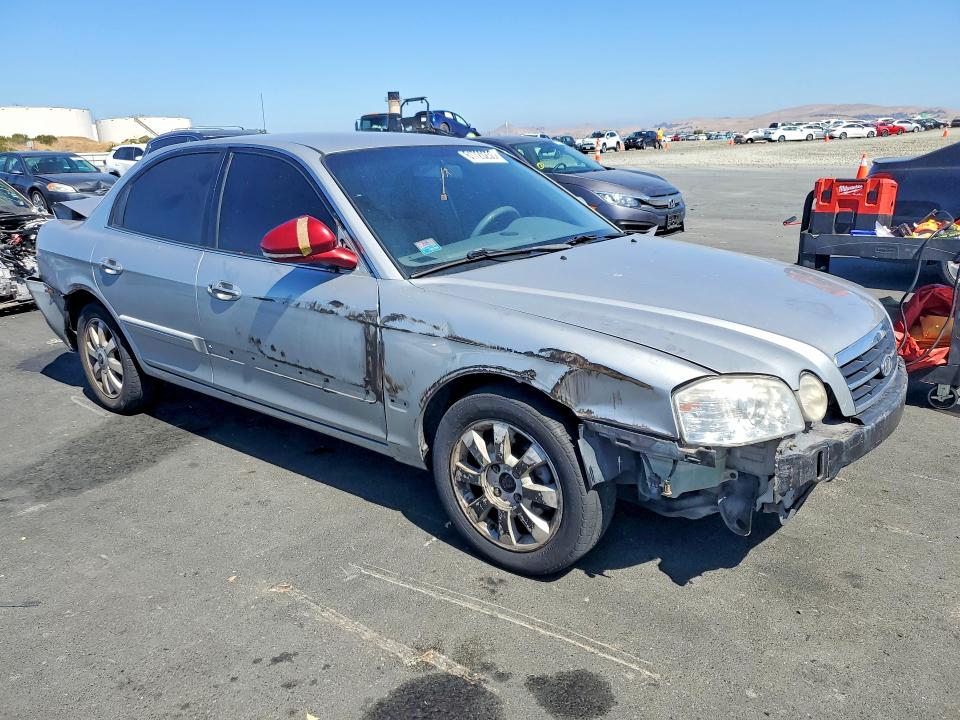 2006 Kia Optima VIN KNAGD128265442248 COPART salvage auction — FRONT END, Ca - Salvage Certificate, sold $300 on 2026-07-27 (photo 4)